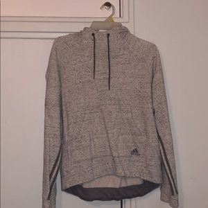 white adidas hoodie